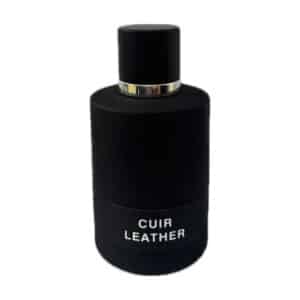 ادکلن فراگرنس ورد کیور لدر امبر لدر Fragrance World Cuir Leather حجم 100 میلی لیتر